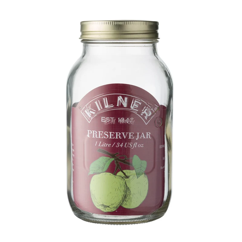 KILNER Einmachglas mit Schraubverschluss 1 Liter
