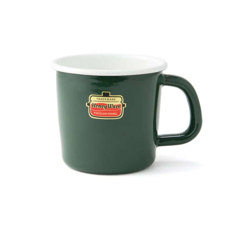HONEYWARE Emaille-Tasse grün