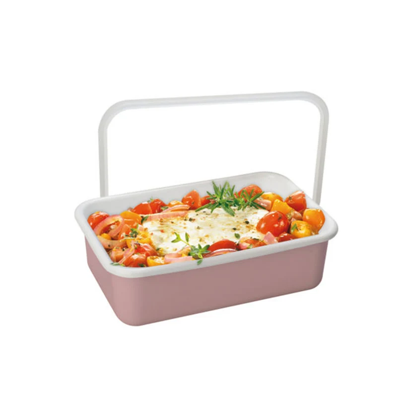 HONEYWARE Color Line Emailledose mit Deckel