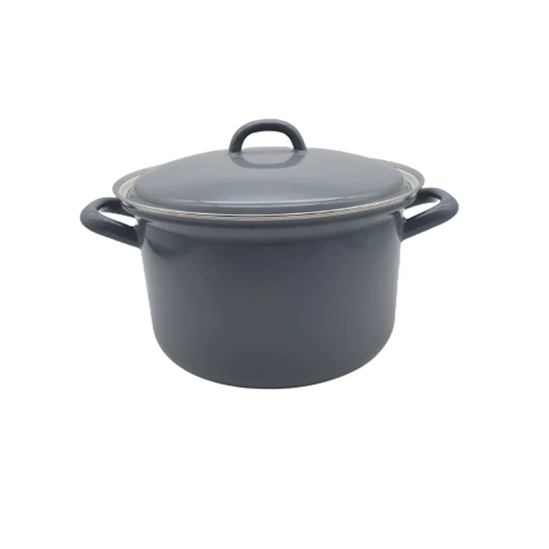 Riess CLASSIC - Pure Grey - Fleischtopf mit Deckel (18 cm/2,5 L)