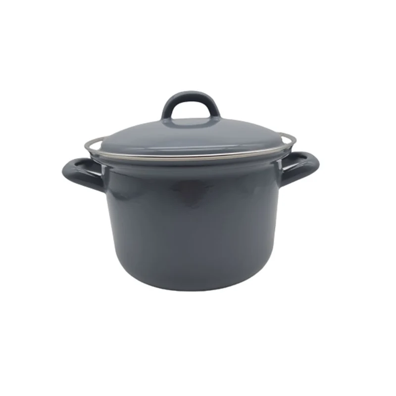 Riess CLASSIC - Pure Grey - Fleischtopf mit Deckel (16 cm/1,5 L)