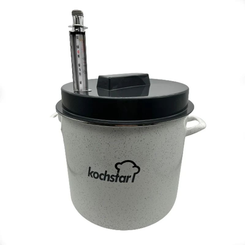 Kochstar Einkochtopf mit Thermometer 22 Liter