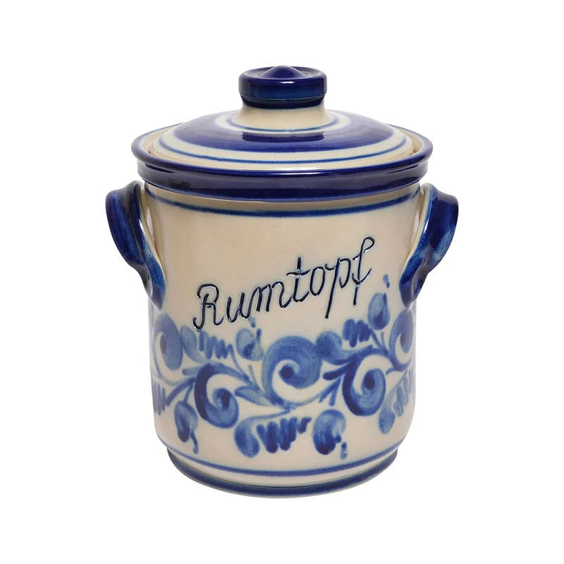 Rumtopf mit Salzglasur