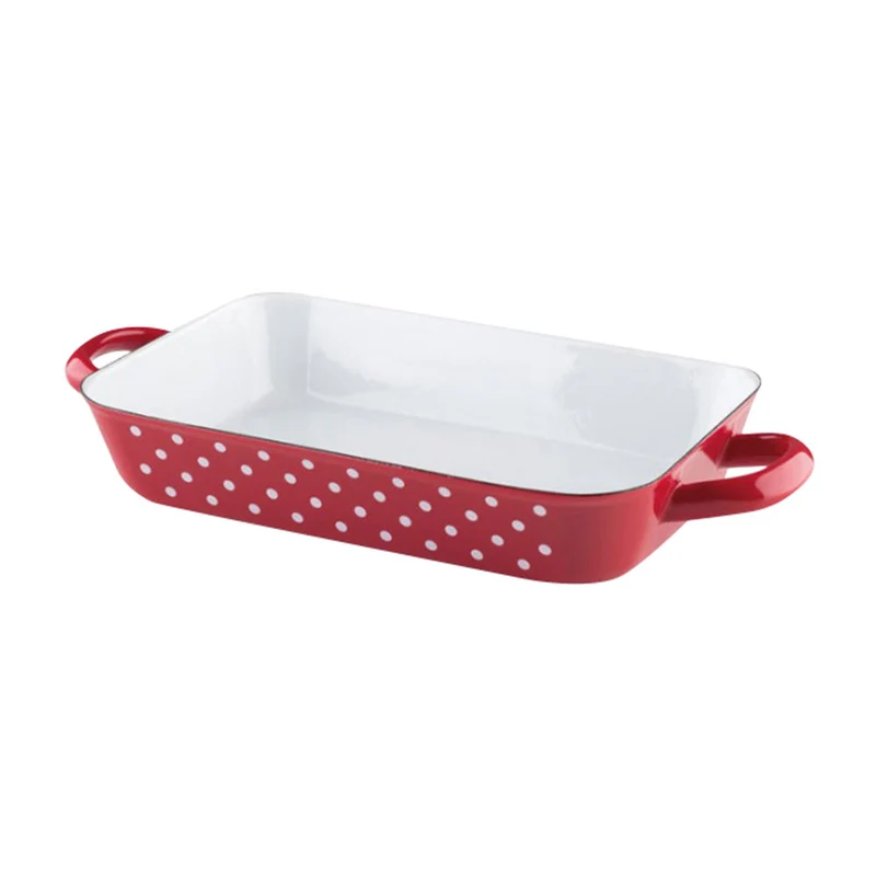 Riess COUNTRY - Pünktchen rot - Bratpfanne 26 x 17 cm