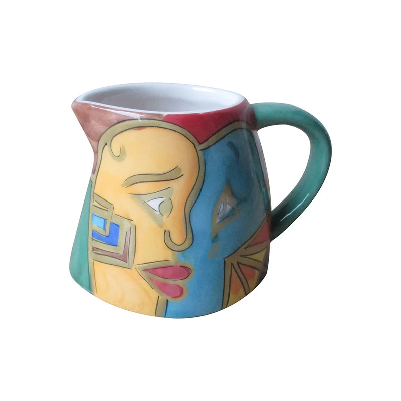 Hundertwasser Keramikserie - Milchkännchen