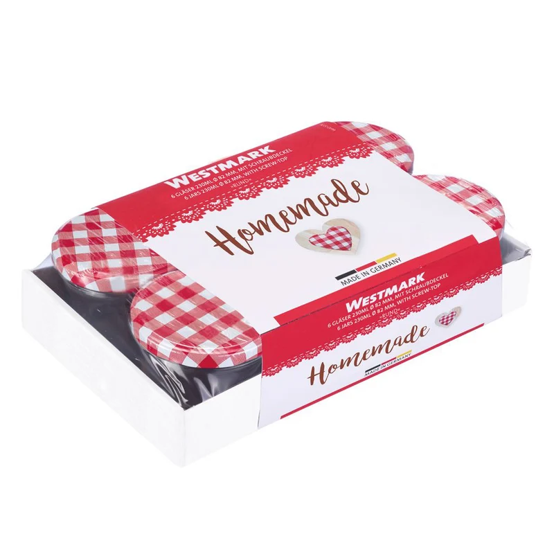 Einmachgläser 230ml - 6 Stück