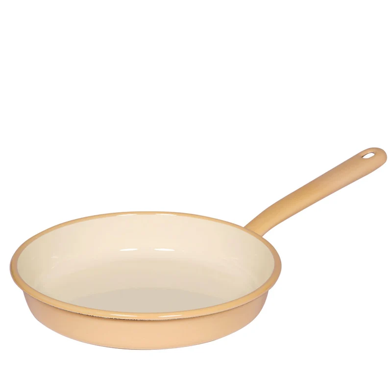 Omelettpfanne Emaille goldgelb Ø22cm