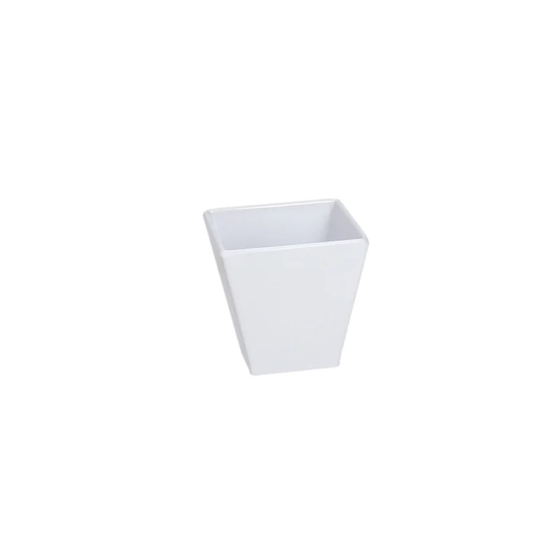 Coppetta Quadrata cm 7,2x4,5xh7, colore Bianco, collezione Show Plate - Tognana Porcellane