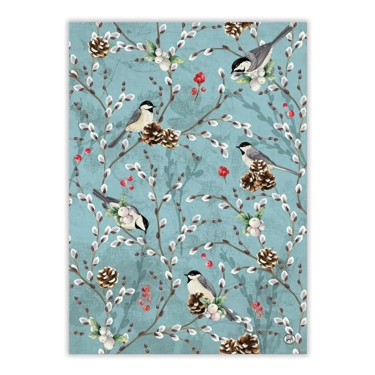 Michel Design Works Kitchen Towel - Winterberry & Balsam