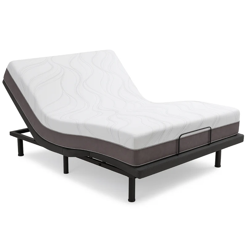 Bundle: SilverRest Luna Waterfall Queen Size Mattress + Aquarius Wireless Queen Adjustable Base