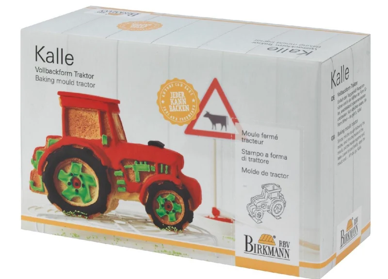3D Backform Silikon Kalle der Traktor „Easy Baking“