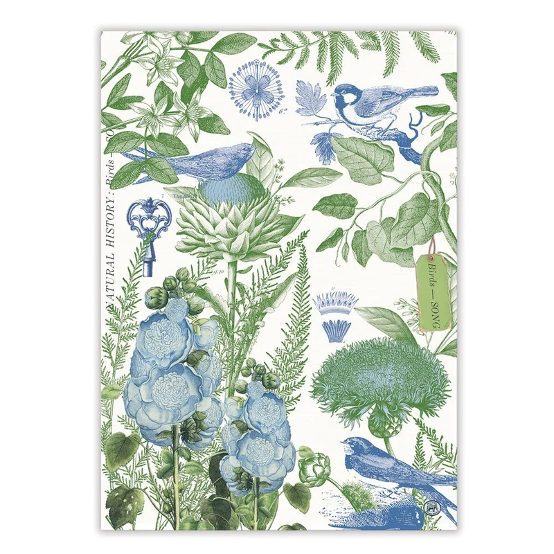 Michel Design Works Kitchen Towel - Blue Birds