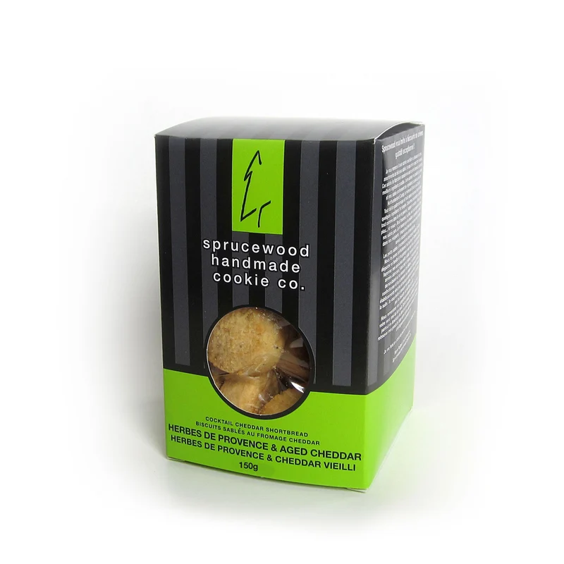 Sprucewood Homemade Savoury Shortbread Cookie - Cheddar & Herbes de Provence