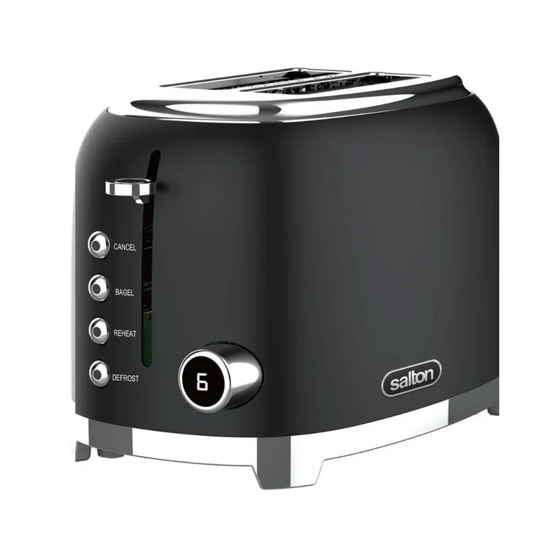 Salton NuRetro 2-Slice Digital Toaster - Black