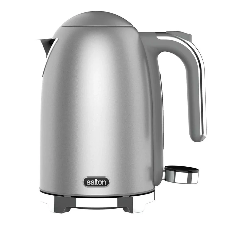 Salton NuRetro 1.7L Digital Kettle - Silver