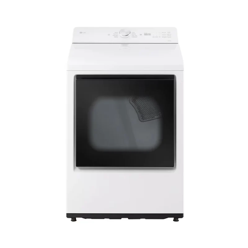 LG 7.3 cu. ft. Front Load Gas Dryer with AI Sensing and ThinQ Smart Feature - White