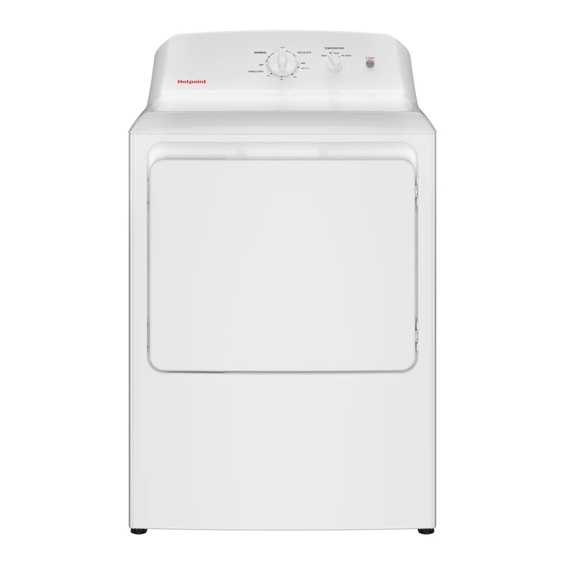Hotpoint HTX26GASWWW 6.2 cu. ft. Front Load Gas Dryer with AutoDry - White
