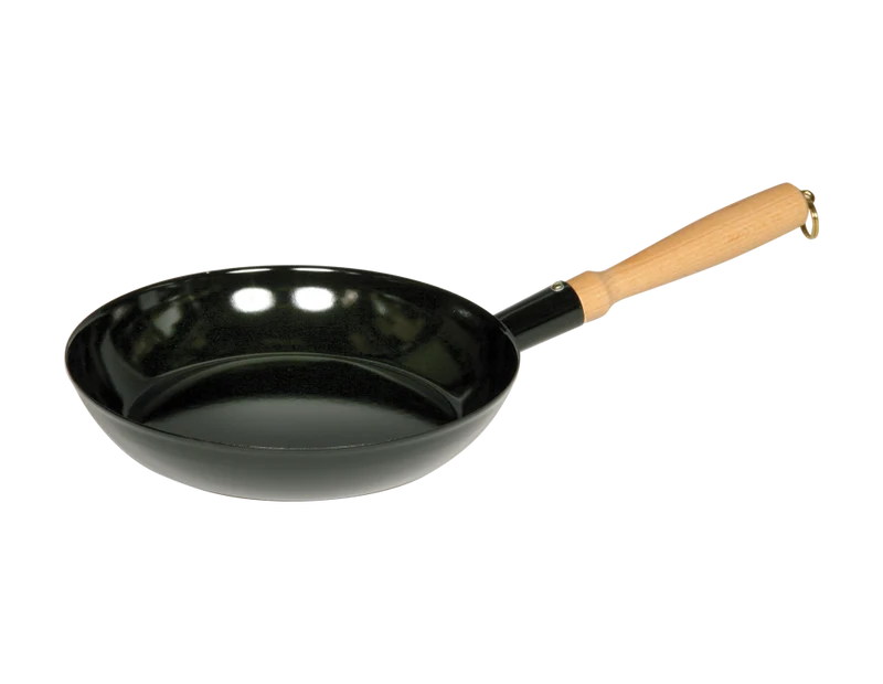 Holzknechtpfanne 30cm Schwarz Emaille