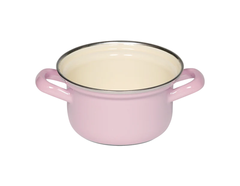 Kasserolle 12cm 0,5l rosa Bunt ohne Deckel