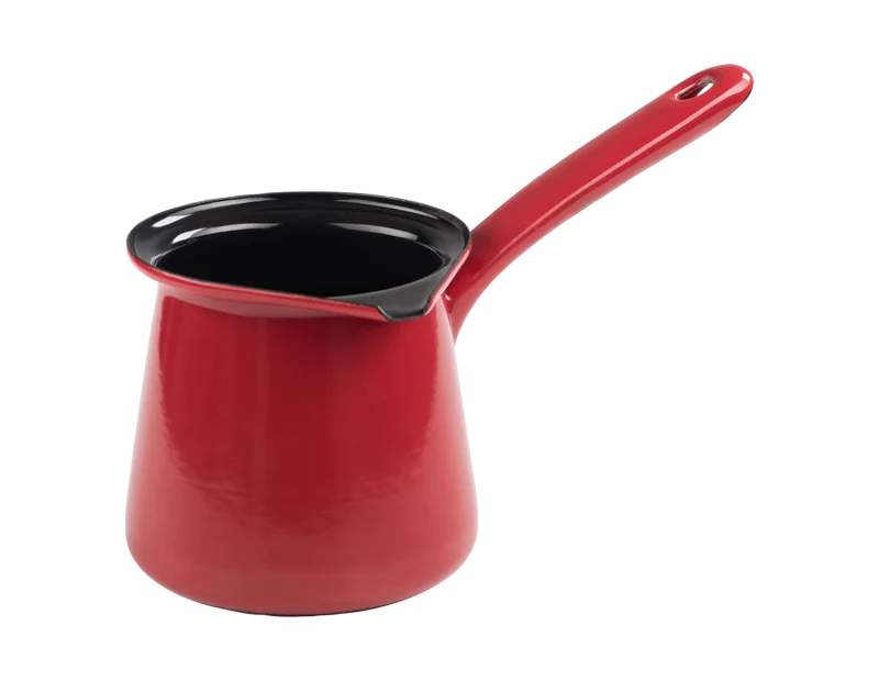 Kaffeekocher 11cm 0,75l rot Color