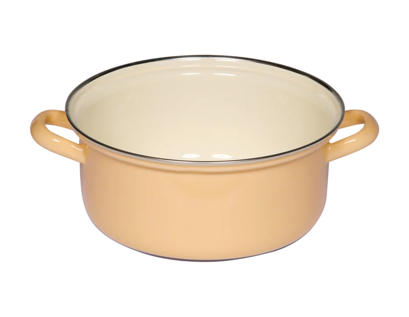 Kasserolle 20cm 2l goldgelb Bunt ohne Deckel