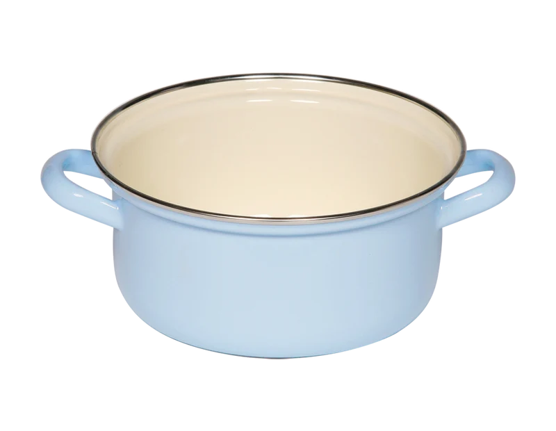 Kasserolle 18cm 1,5l blau Bunt ohne Deckel