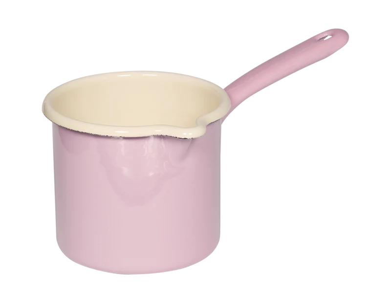 Schnabeltopf mit Stiel 12cm 1l rosa bunt