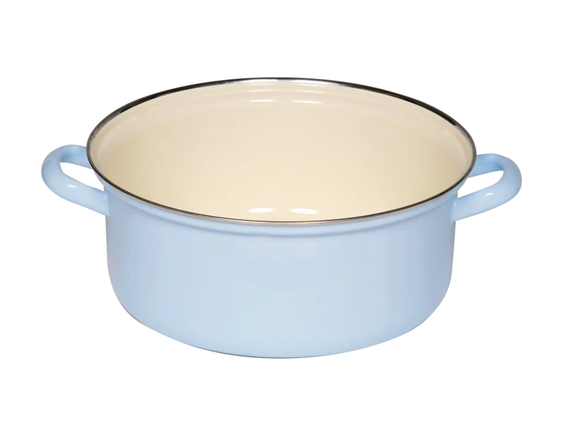 Kasserolle 24cm 4,0l blau Bunt ohne Deckel