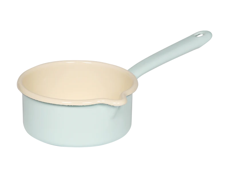 Stielkasserolle 14cm 0,75l türkis Bunt