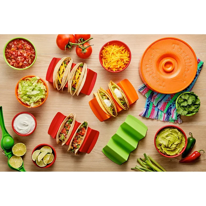 Fiesta 12 Piece Taco Set Multicolor by Imusa