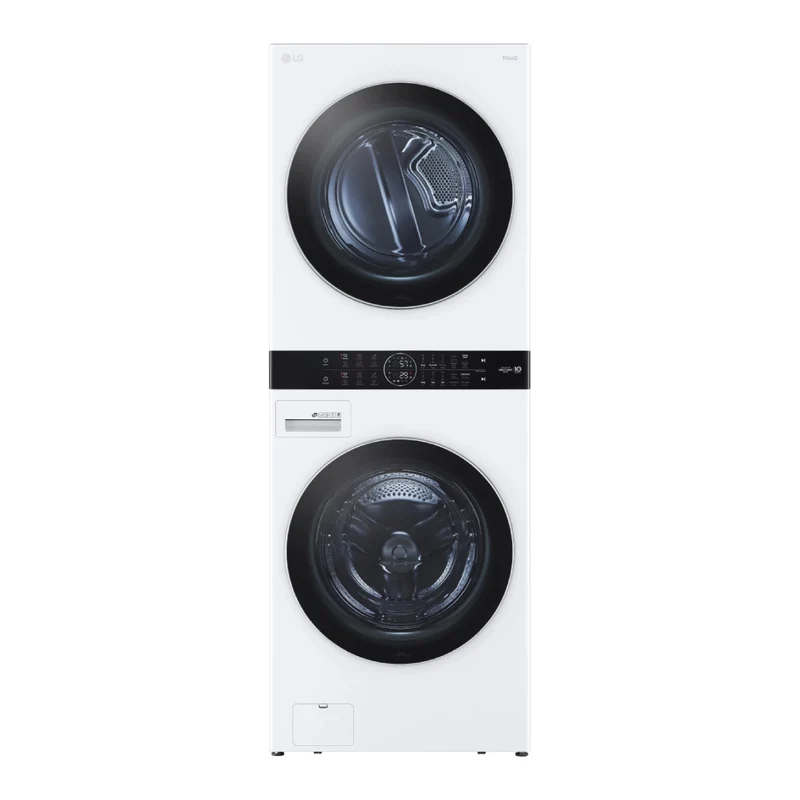 LG WKGX201HWA Single Unit Front Load 4.5 cu. ft. Washer and 7.4 cu. ft. Gas Dryer - White