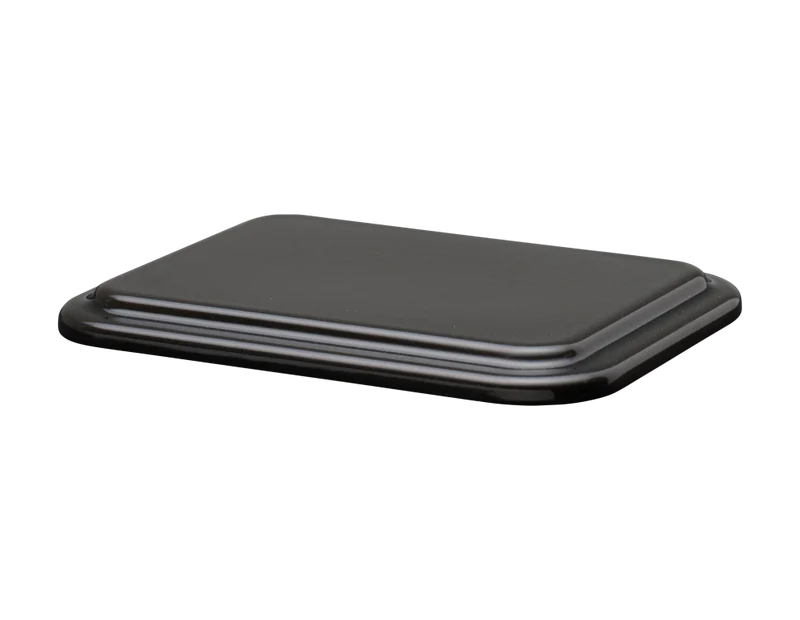 Deckel Mini Back- und Servierform 15x11cm Emaille schwarz