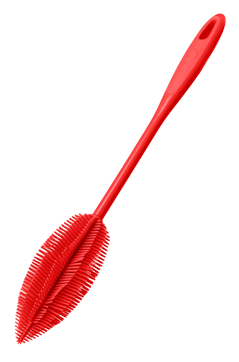 Flaschenbürste rot