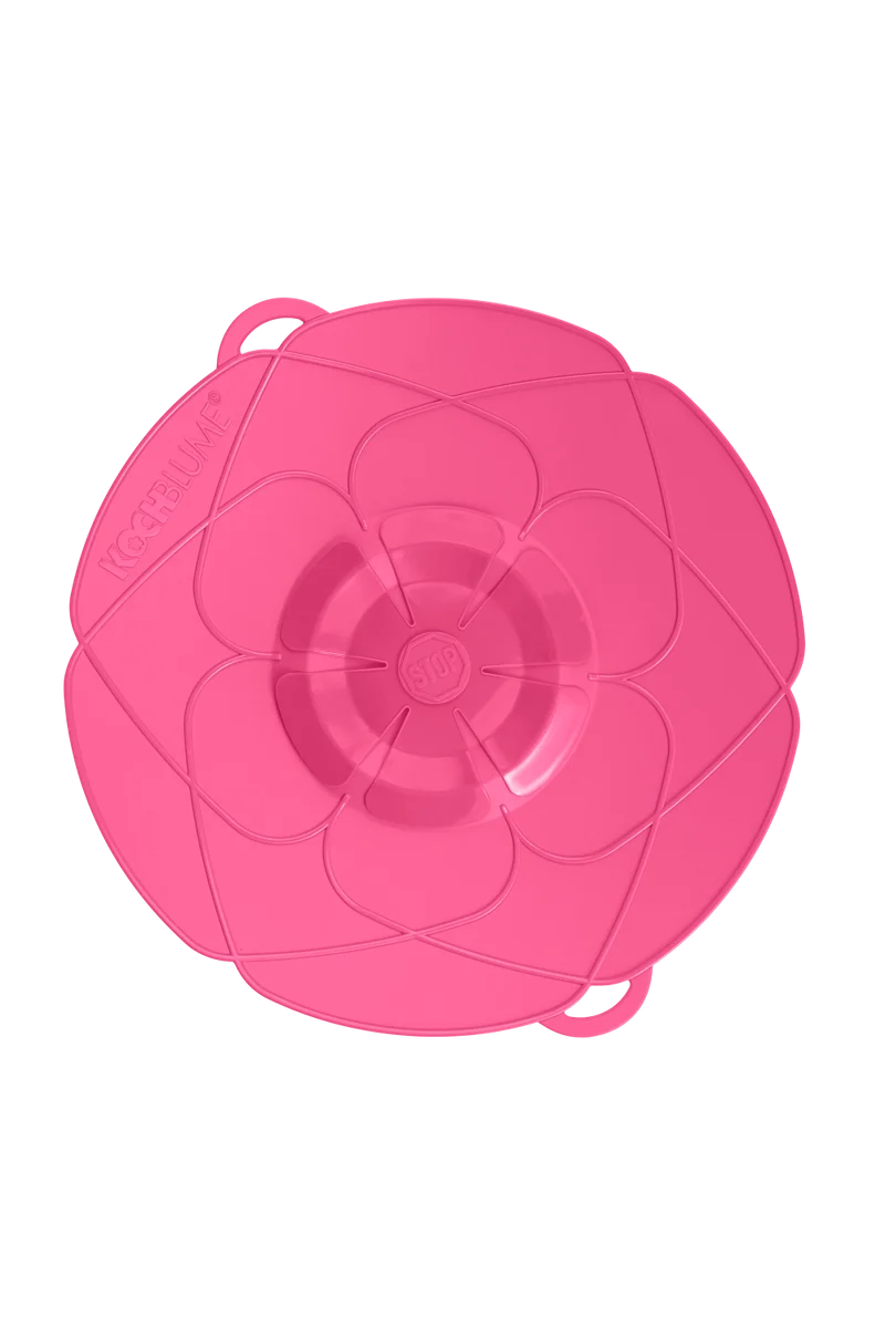 Kochblume L pink Überkochschutz