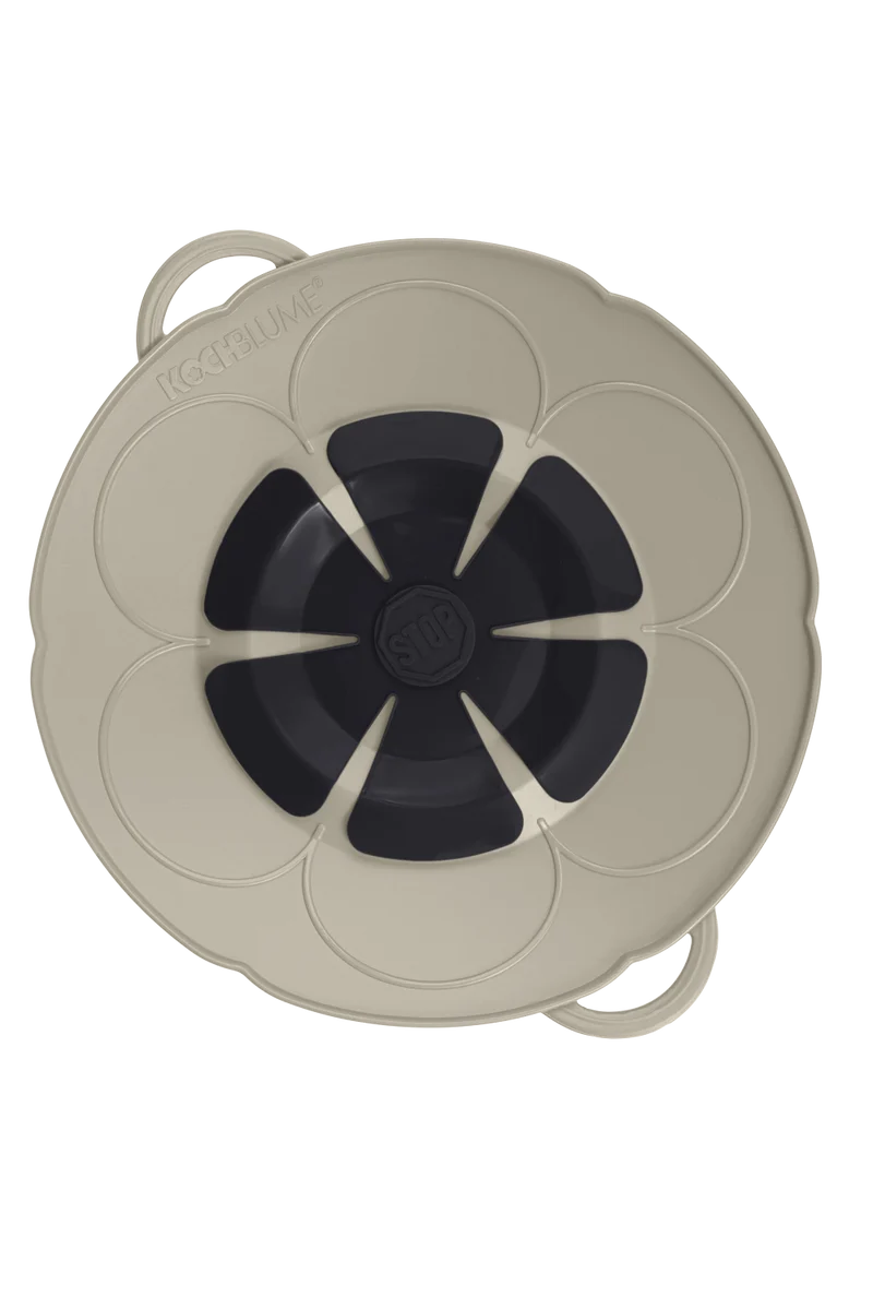 Kochblume S taupe Überkochschutz