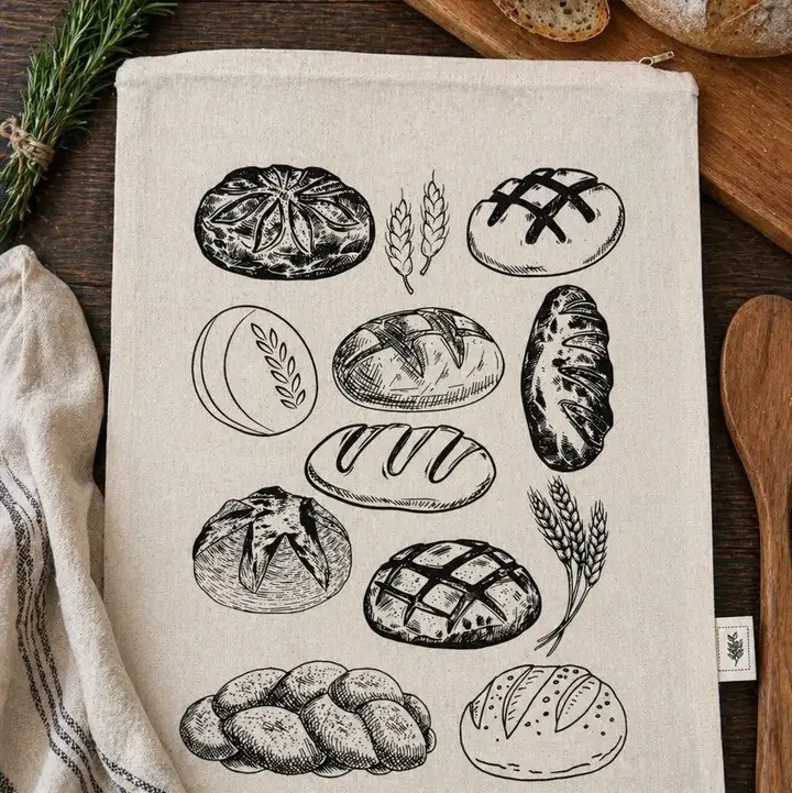 Your Green Kitchen Bread Bag - Loaves