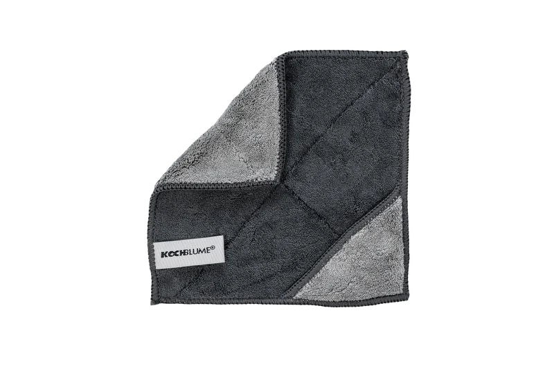 Microfasertuch anthrazit/grau 18x18 cm