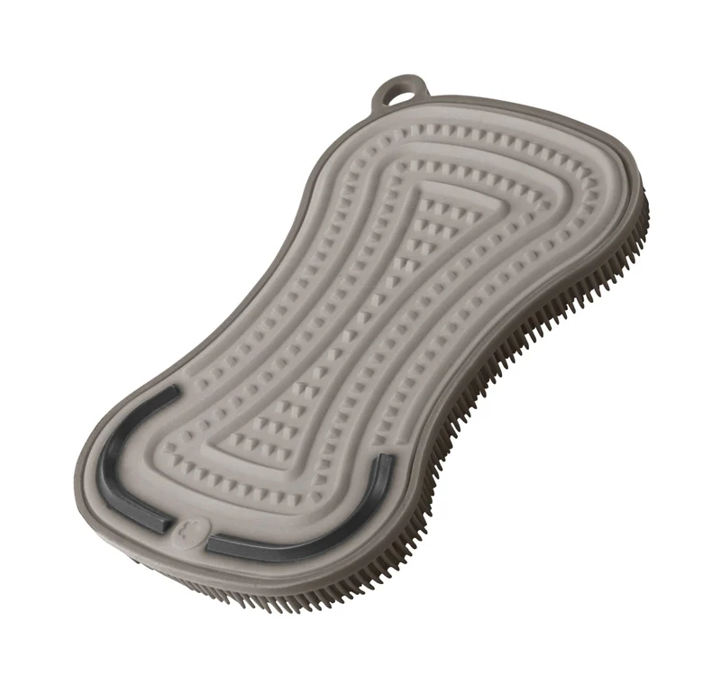 Scrubby plus taupe 13x8 cm