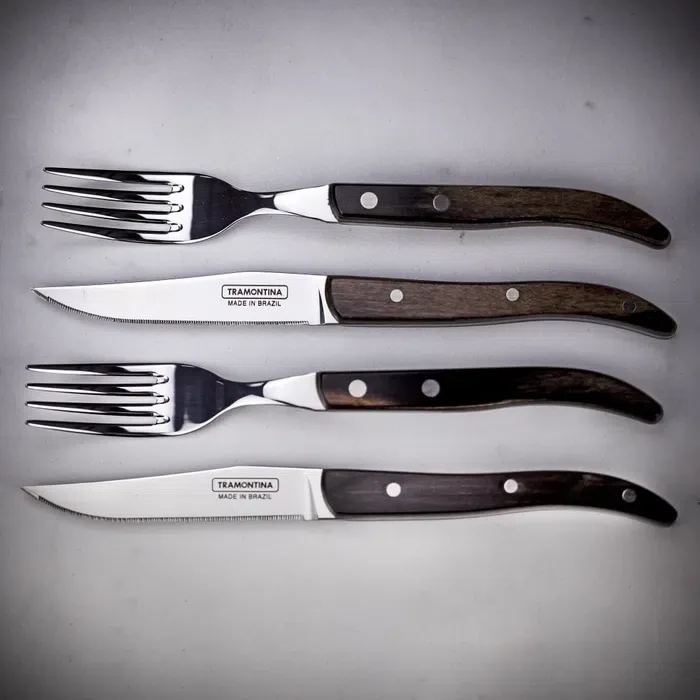 Steakmesserset Paisano 2 Messer & 2 Gabeln