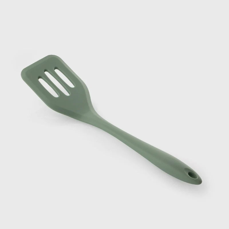 Taylor's Eye Witness Silicone Slotted Turner, Sage, 28cm/11in