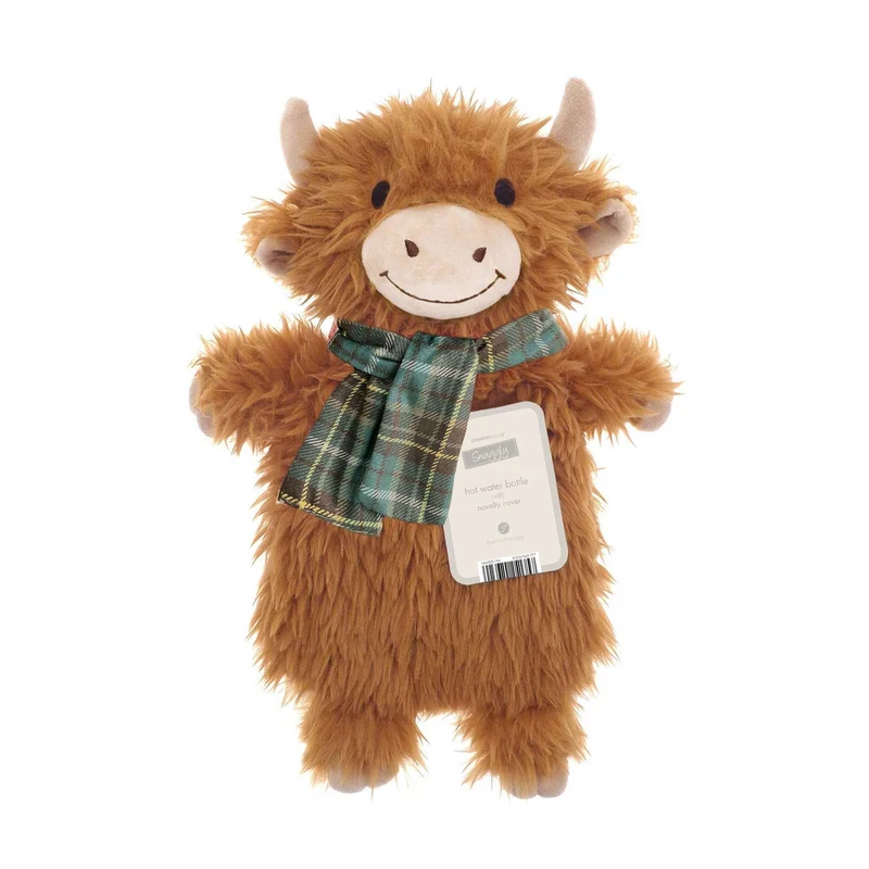Highland Cow Novelty Hot Water Bottle