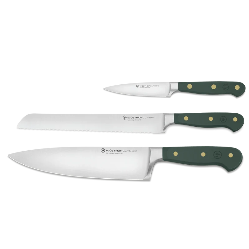 Messersatz Classic 3tlg. fresh rosemary Kochmesser, Brostmesser & Gemüsemesser