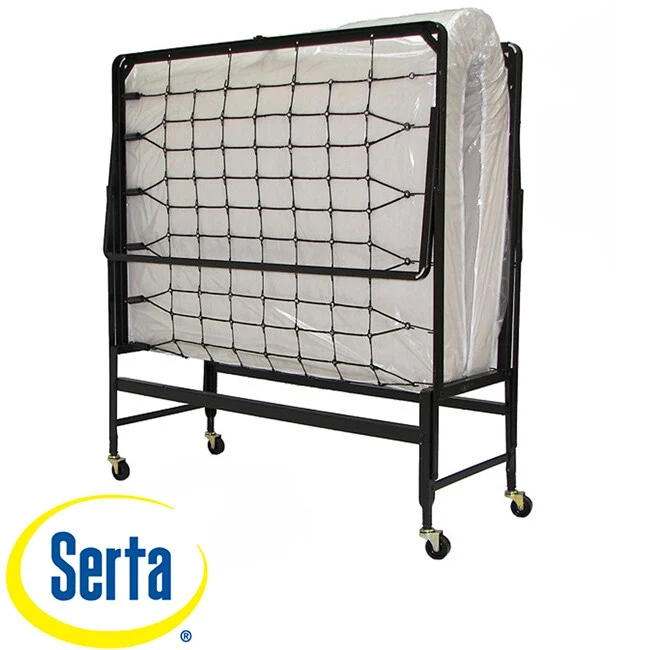 Hollywood Bed 30-inch Rollaway Bed with Mattress - Black