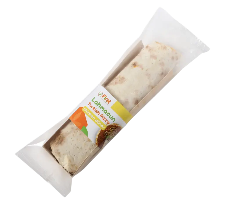 Firat Lmacun Turkse pizza met kip döner