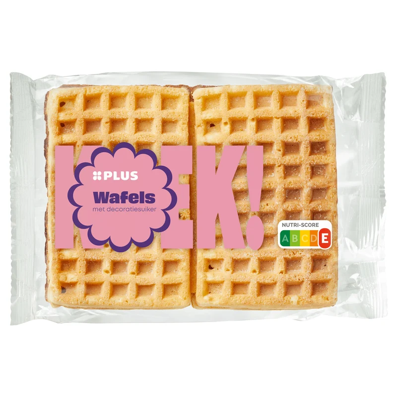 wafels met poedersuiker