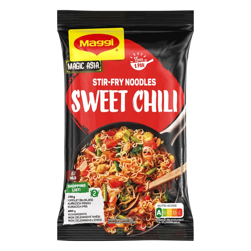 Maggi Roerbaknoedels Sweet chili