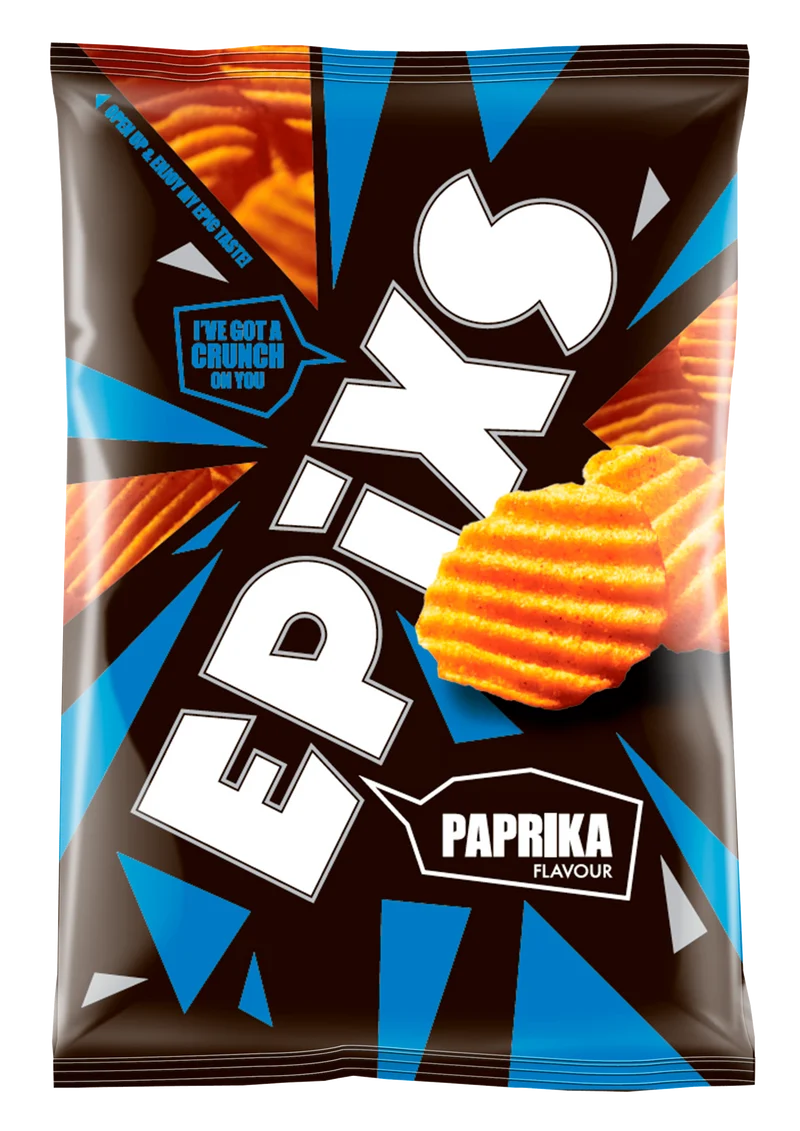 Epixs Ribbelchips paprika