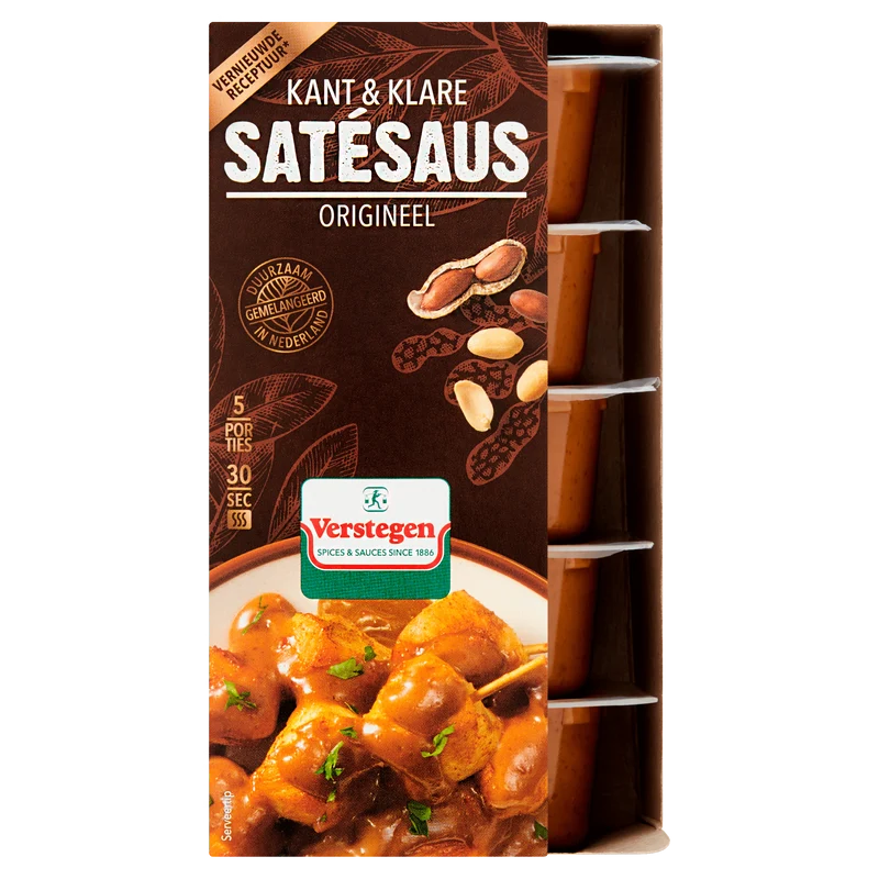 Verstegen Satésaus kant & klaar 5-pack