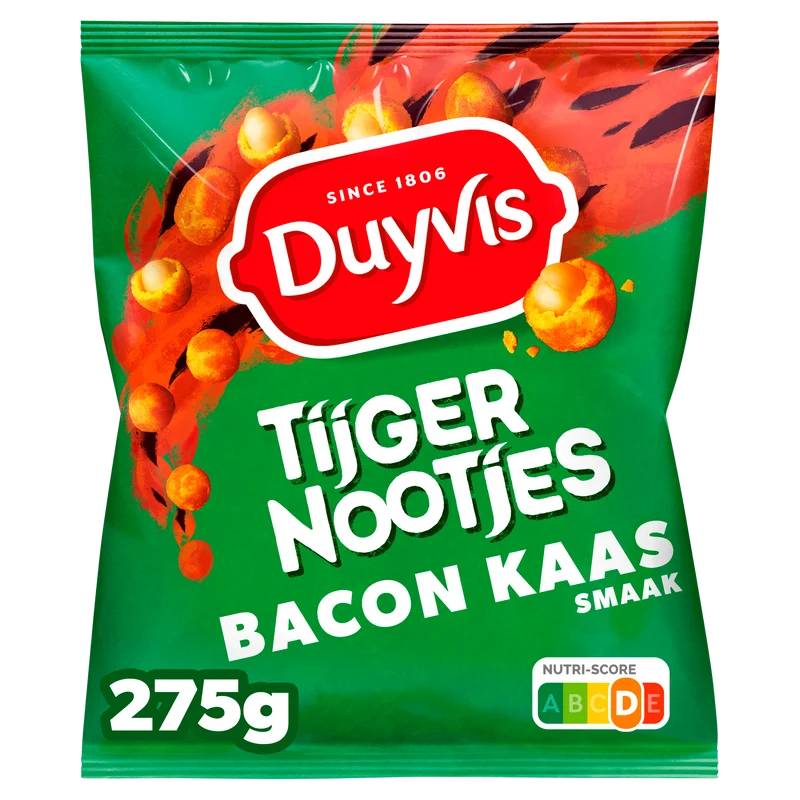 Duyvis Tijgernootjes bacon kaas