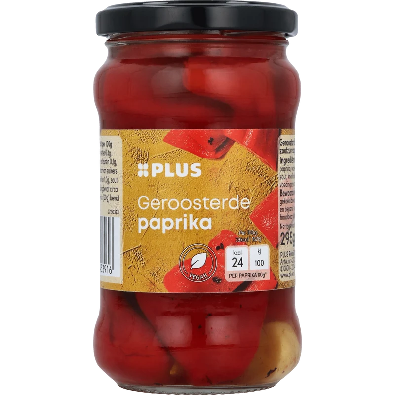 Geroosterde rode paprika